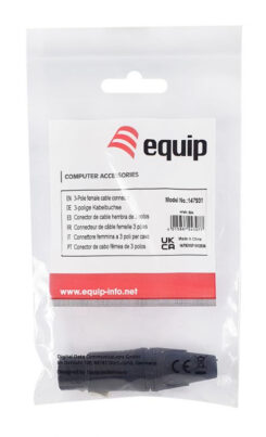 Equip 147931 kabel-connector 3-Pole XLR Zwart - Afbeelding 5