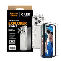 PanzerGlass ® | CARE by ® 3-in-1 Flagship Explorer Bundle iPhone 17 Pro Doorzichtige schermbeschermer Apple 1 stuk(s) - Afbeelding 6