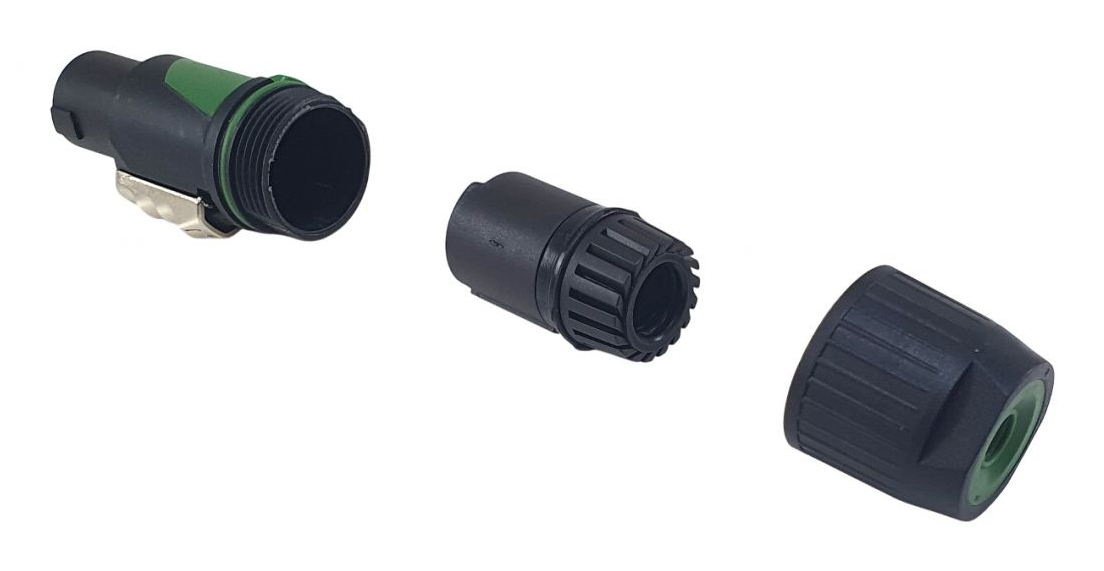 Equip 147932 kabel-connector 4-Pole speakON Zwart, Groen - Afbeelding 5