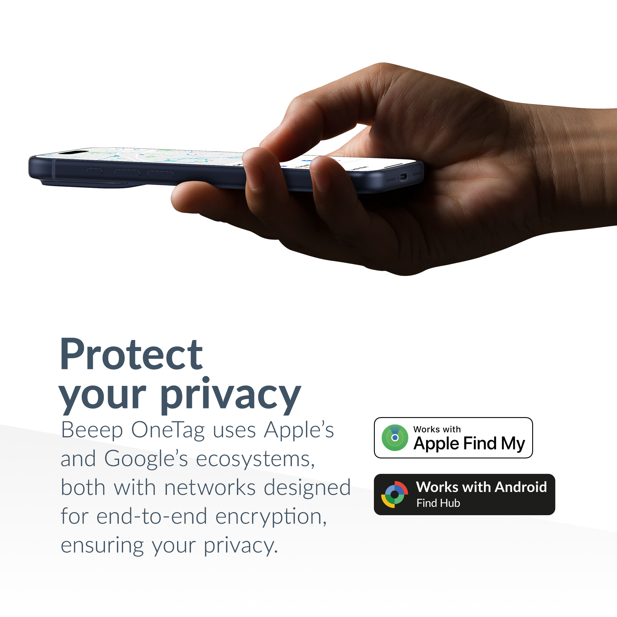 Beeep OneTag Apple Find My & Android Tracker - Kids Wristband Velcro Unicorn - Afbeelding 5