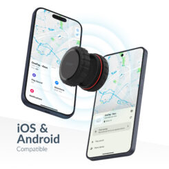 Beeep OneTag Apple Find My & Android Tracker - Waterproof Case - Black