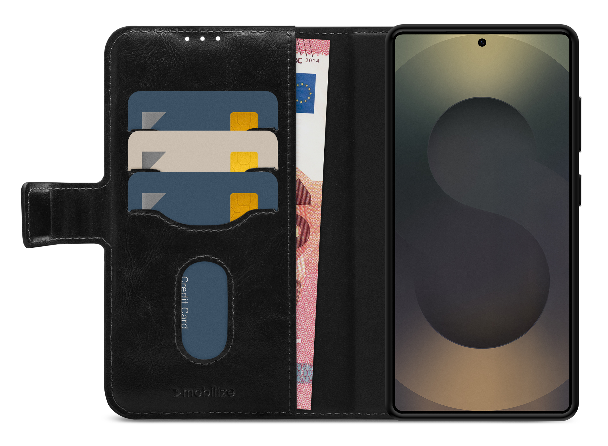 Mobilize 2in1 Magsafe Compatible Gelly Wallet Case Samsung Galaxy S26 Ultra 5G Black - Afbeelding 2