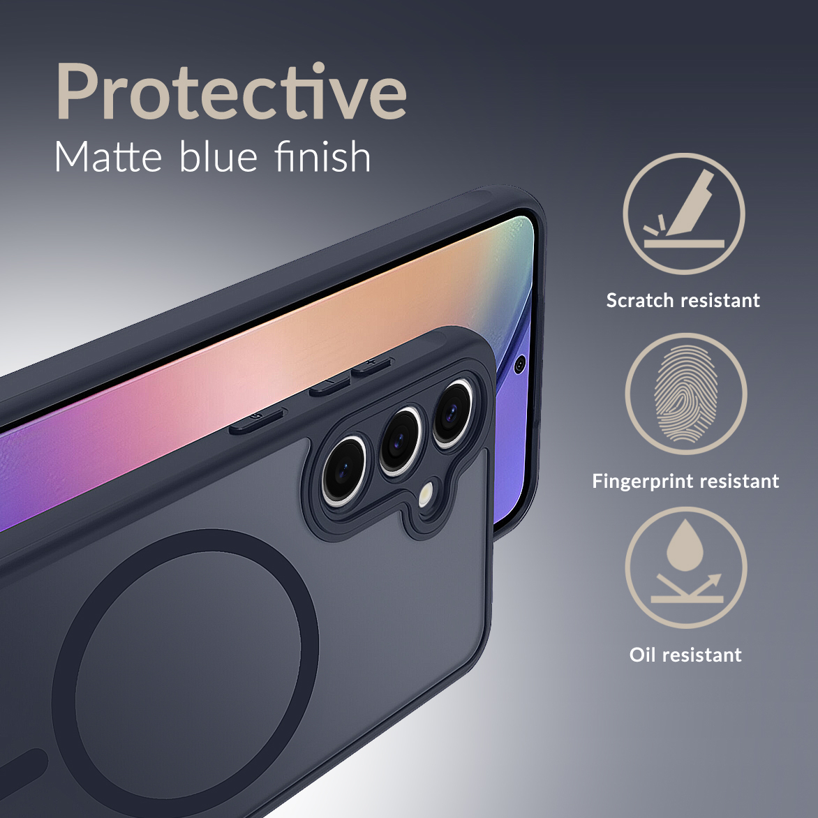 Mobilize MagSafe Compatible Hybrid Case Samsung Galaxy S26 Ultra 5G Blue