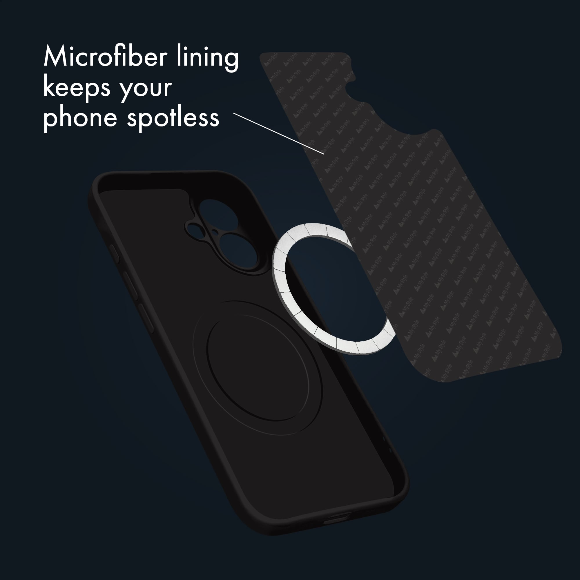 My Style Protective Flex Magsafe Compatible Case for Samsung Galaxy S26 Ultra 5G Black - Afbeelding 6