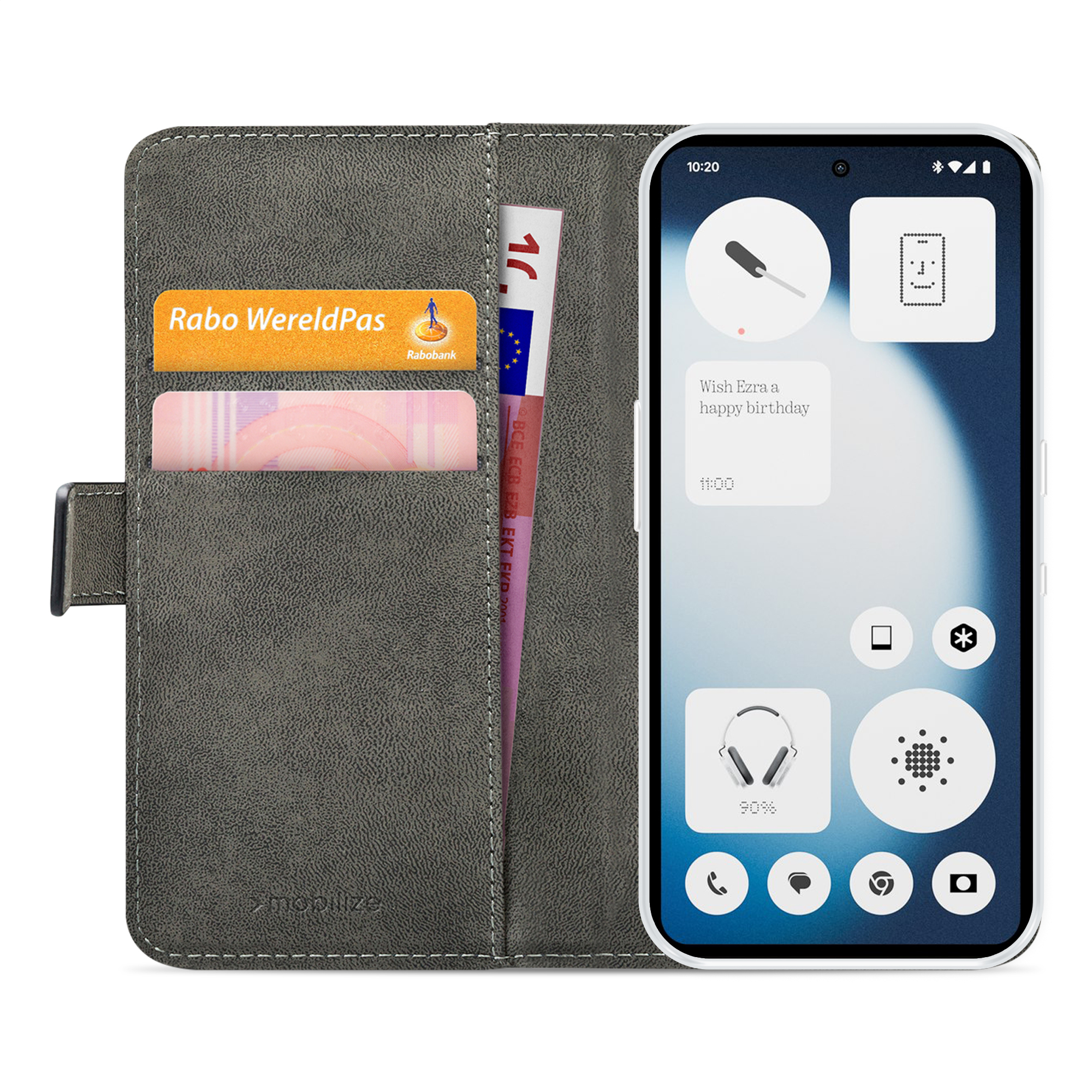 Mobilize Classic Gelly Wallet Book Case Nothing Phone (3a) Lite Black - Afbeelding 2