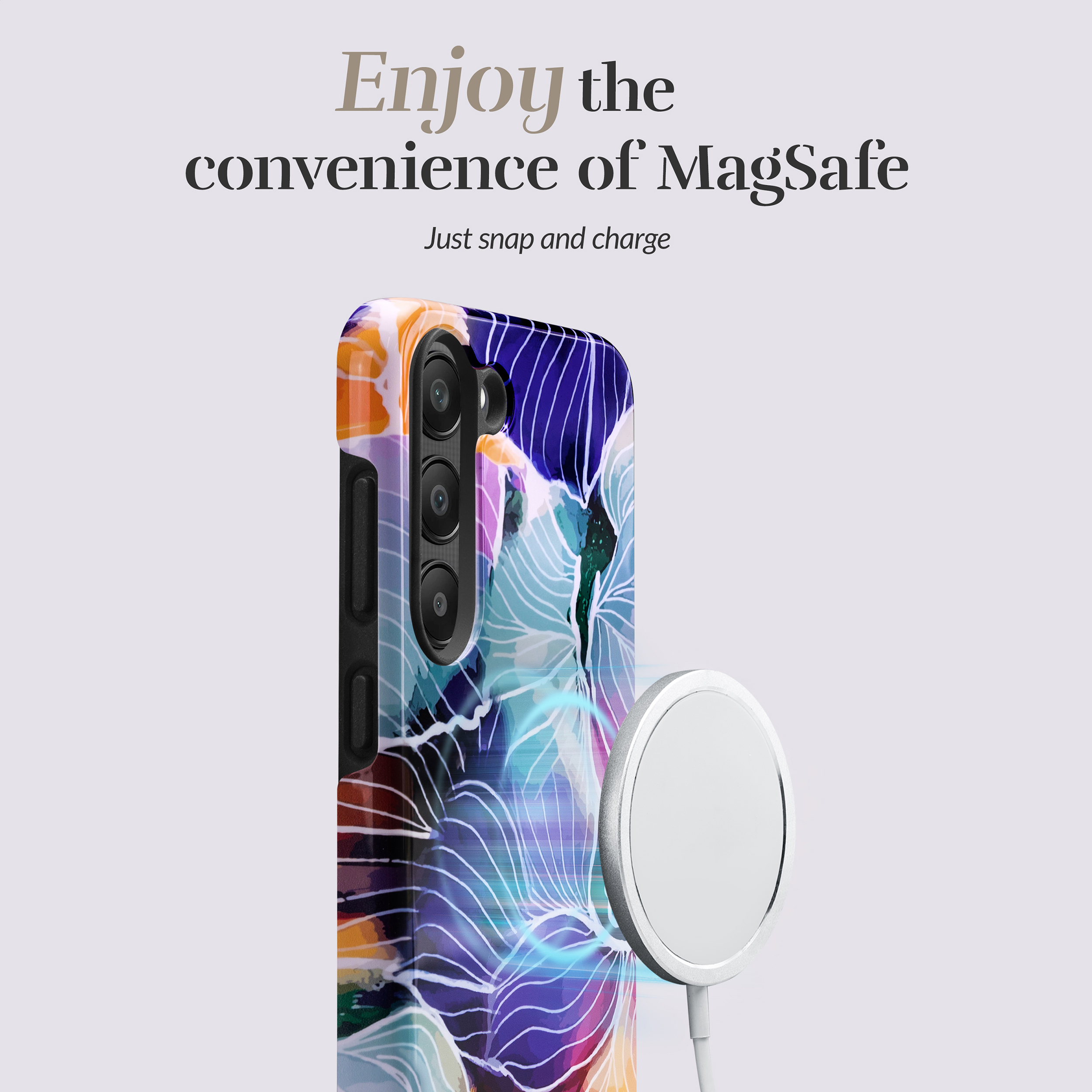 MIO Flowers Magsafe Compatible for Samsung S26+ 5G - Afbeelding 2