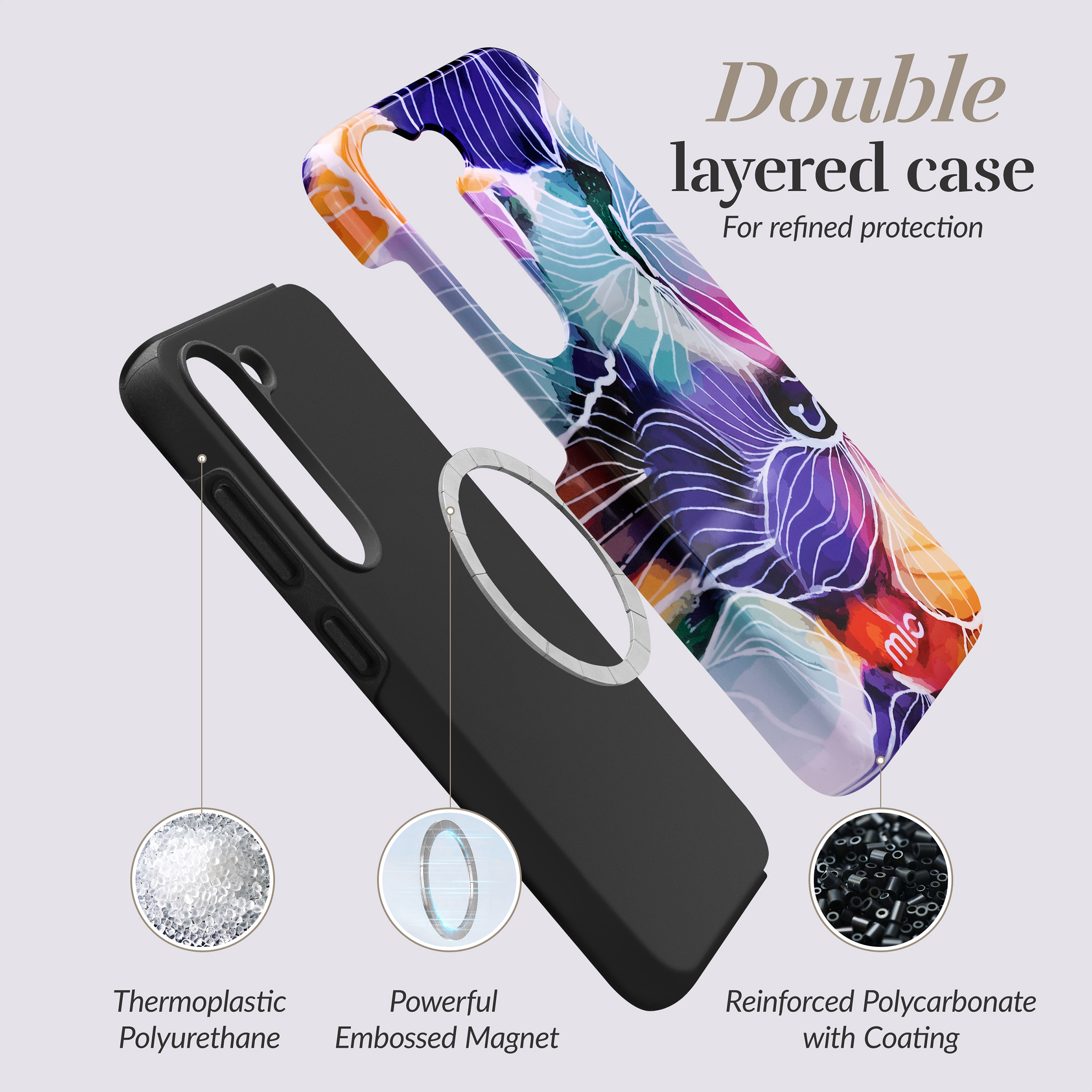 MIO Flowers Magsafe Compatible for Samsung S26+ 5G - Afbeelding 6