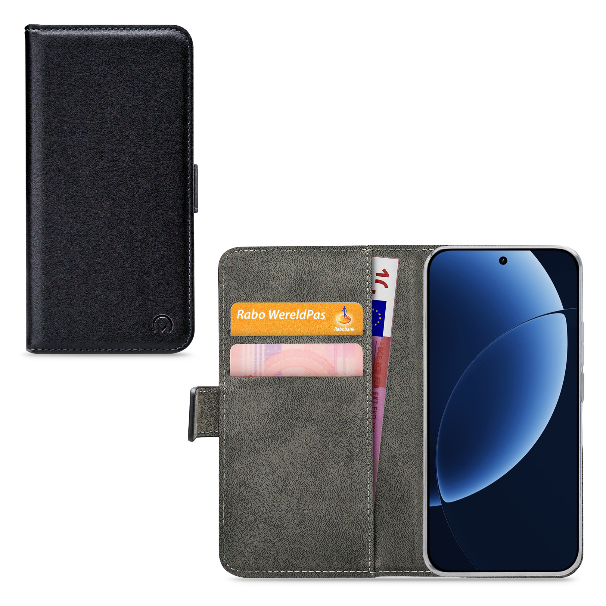Mobilize Classic Gelly Wallet Book Case Realme GT 8 Pro Black - Afbeelding 3