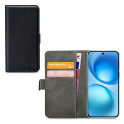 Mobilize Classic Gelly Wallet Book Case Vivo X200 FE Black - Afbeelding 3