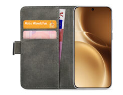 Mobilize Classic Gelly Wallet Book Case Vivo X300 Pro Black