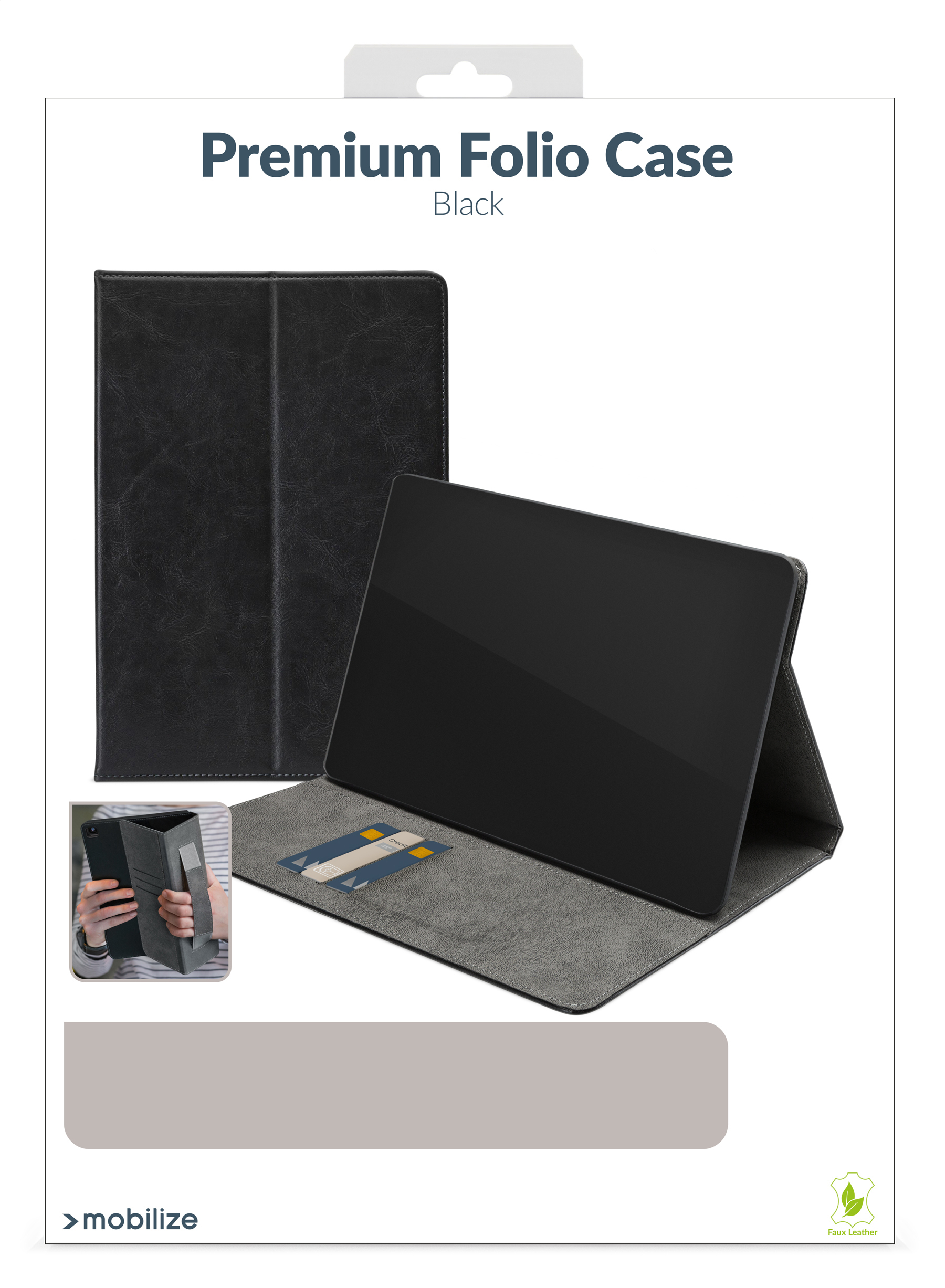 Mobilize Premium Folio Case Xiaomi Poco Pad M1 Black - Afbeelding 7