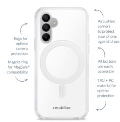 Mobilize Magsafe Compatible Naked Protection Case for Samsung Galaxy A37 5G Clear - Afbeelding 2