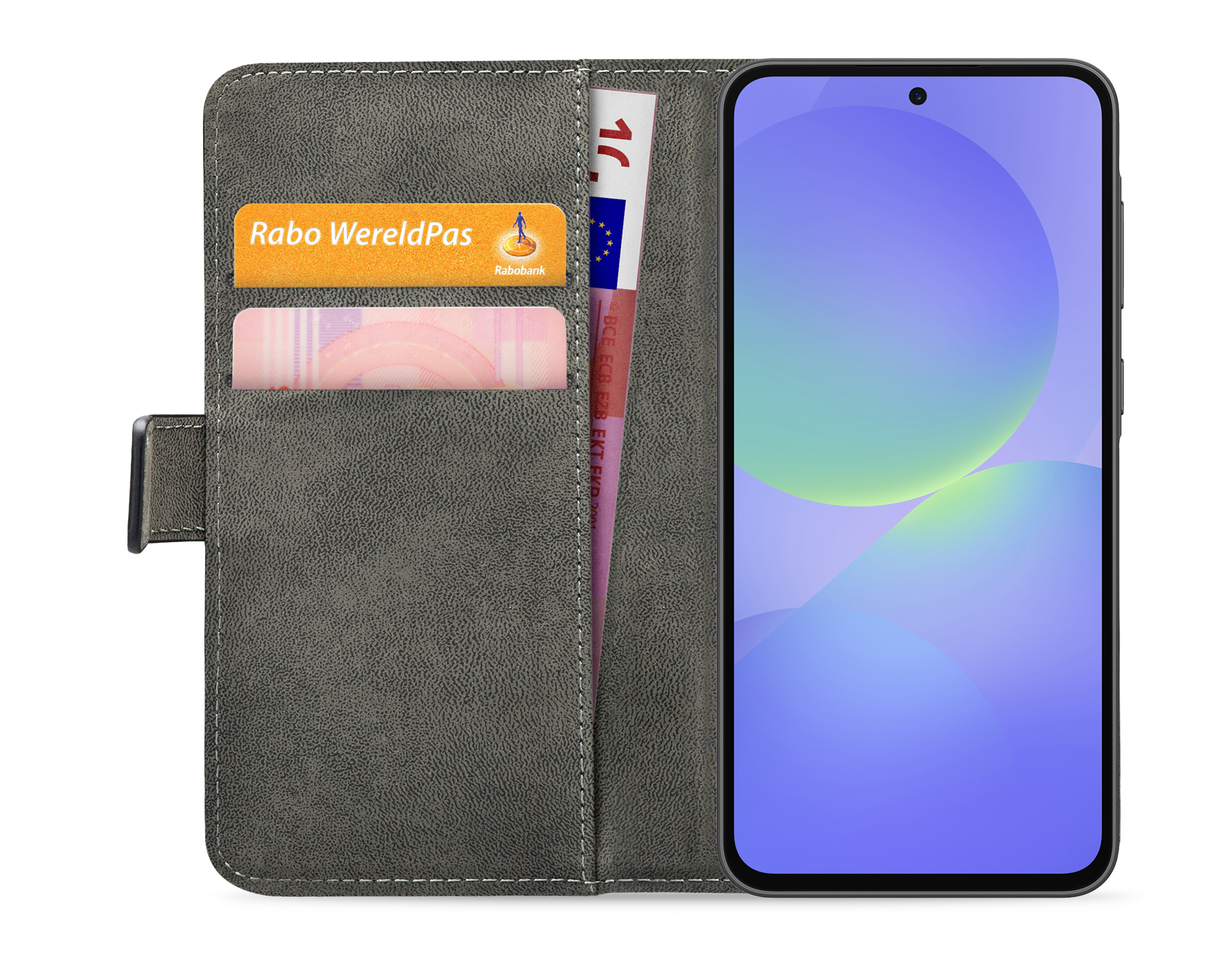 Mobilize Classic Gelly Wallet Book Case Samsung Galaxy A37 5G Black - Afbeelding 3