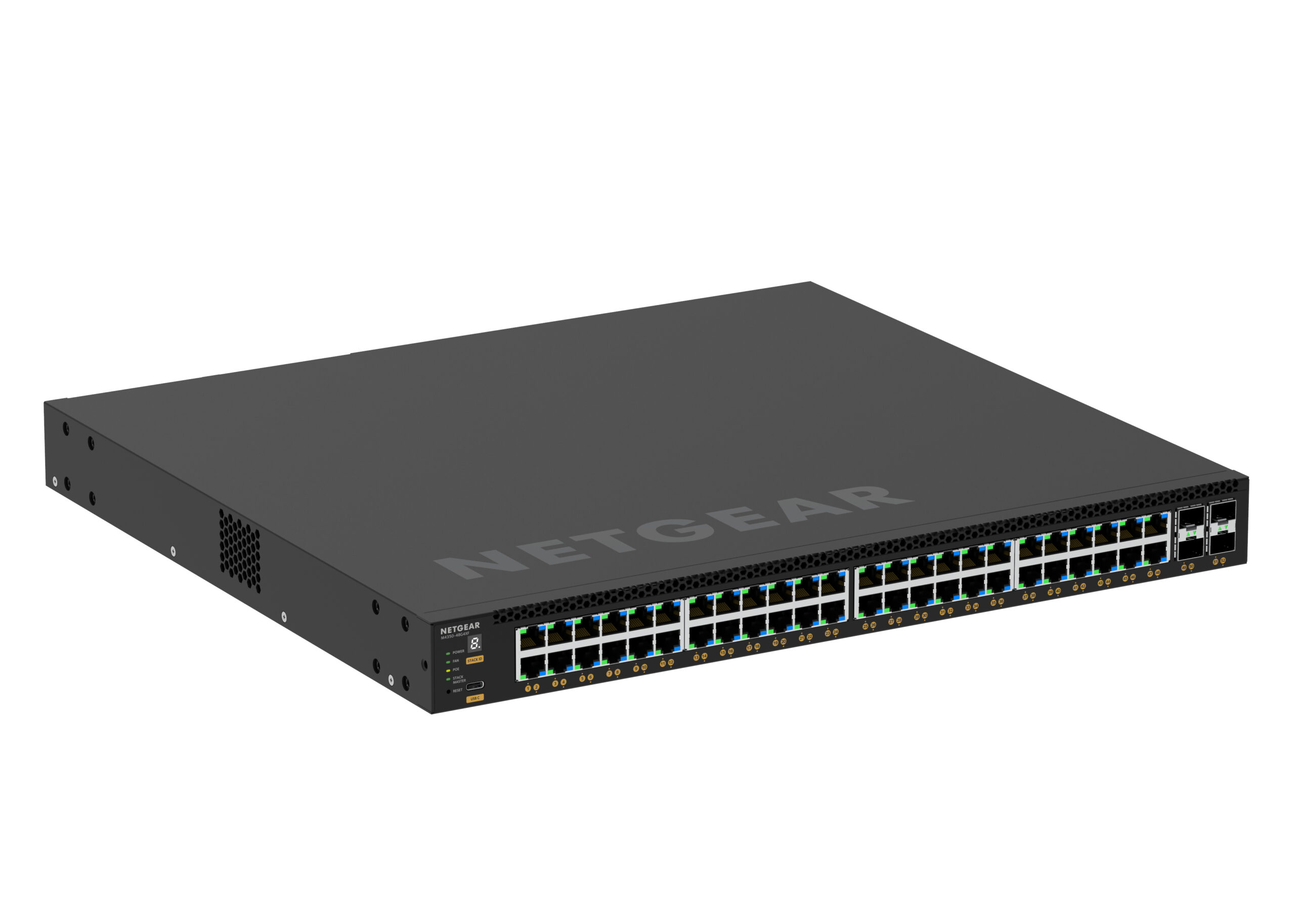 NETGEAR M4350-48G4XF Managed L3 Gigabit Ethernet (10/100/1000) Power over Ethernet (PoE) 1U Zwart - Afbeelding 7