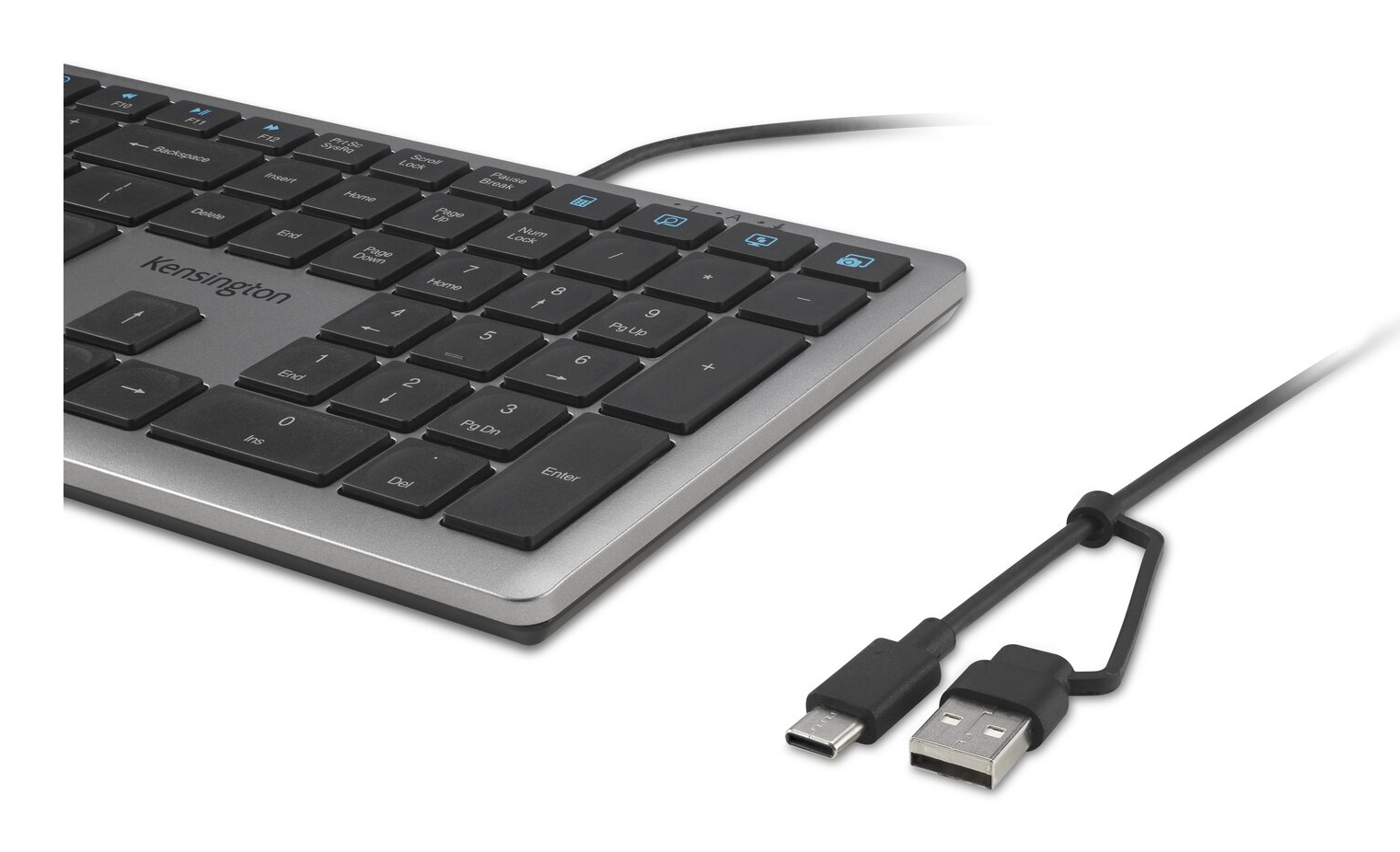 Kensington K75410UK toetsenbord Thuis/Werk USB QWERTY Brits Engels Grijs - Afbeelding 4