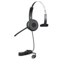 Lenovo 100 Mono Headset Bedraad Hoofdband Kantoor/callcenter USB Type-A Zwart - Afbeelding 2