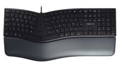CHERRY KC 4500 ERGO toetsenbord Universeel USB QWERTY Brits Engels Zwart