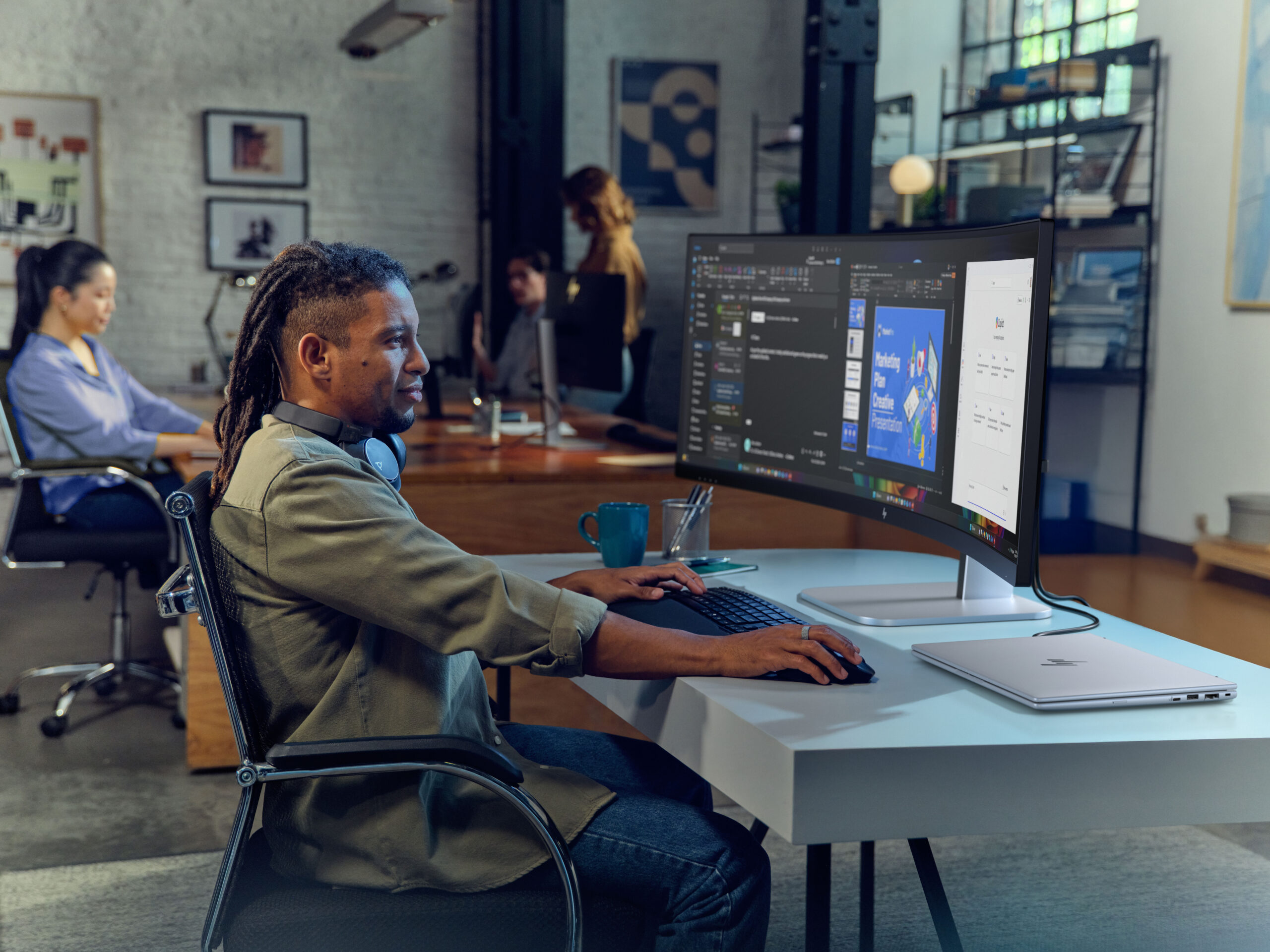 HP Series 5 Pro Serie 5 Pro 49 inch DQHD Conferencing Monitor - 549pm - Afbeelding 12