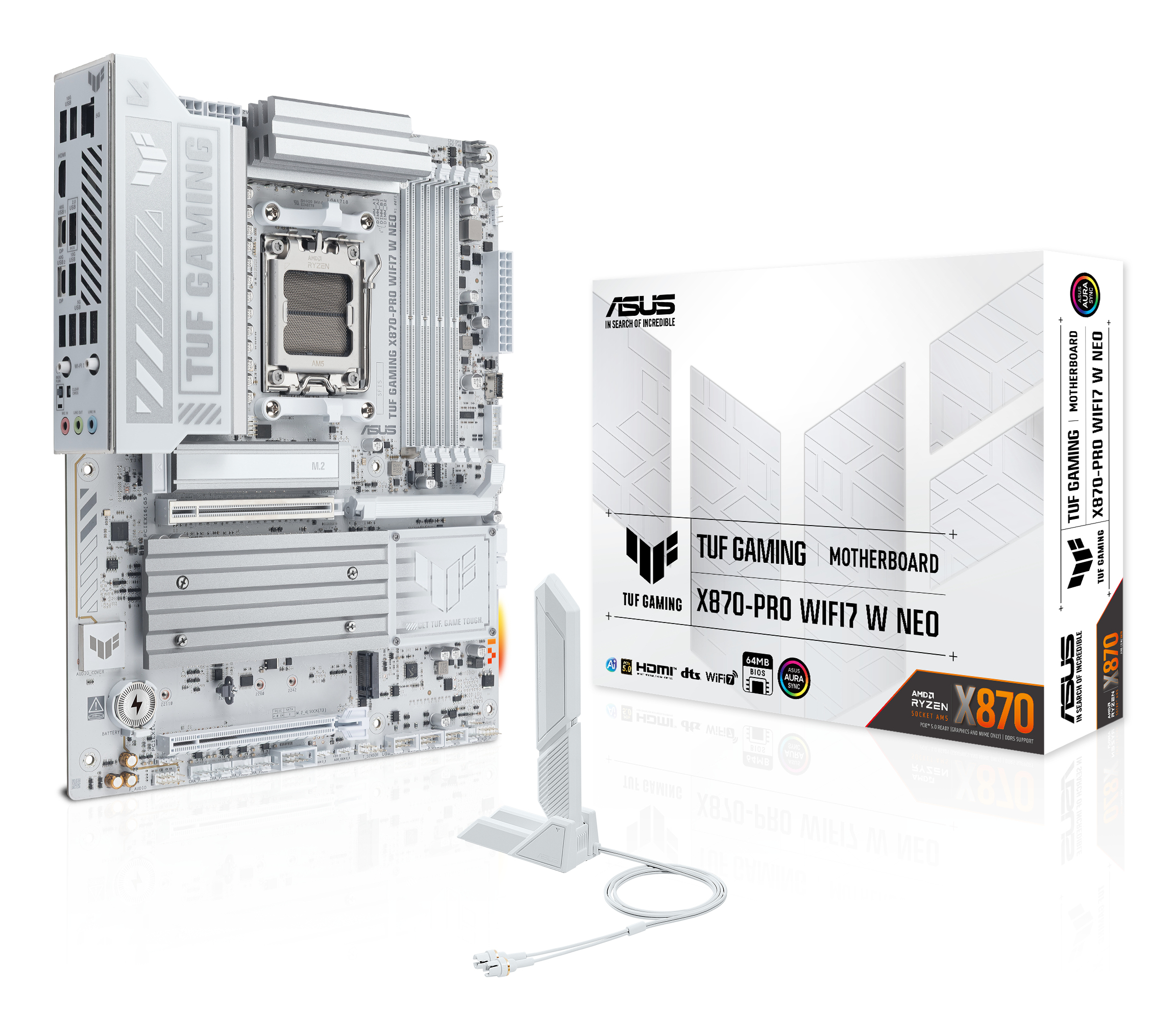 ASUS TUF GAMING X870-PRO WIFI7 W NEO AMD X870 Socket AM5 ATX - Afbeelding 13