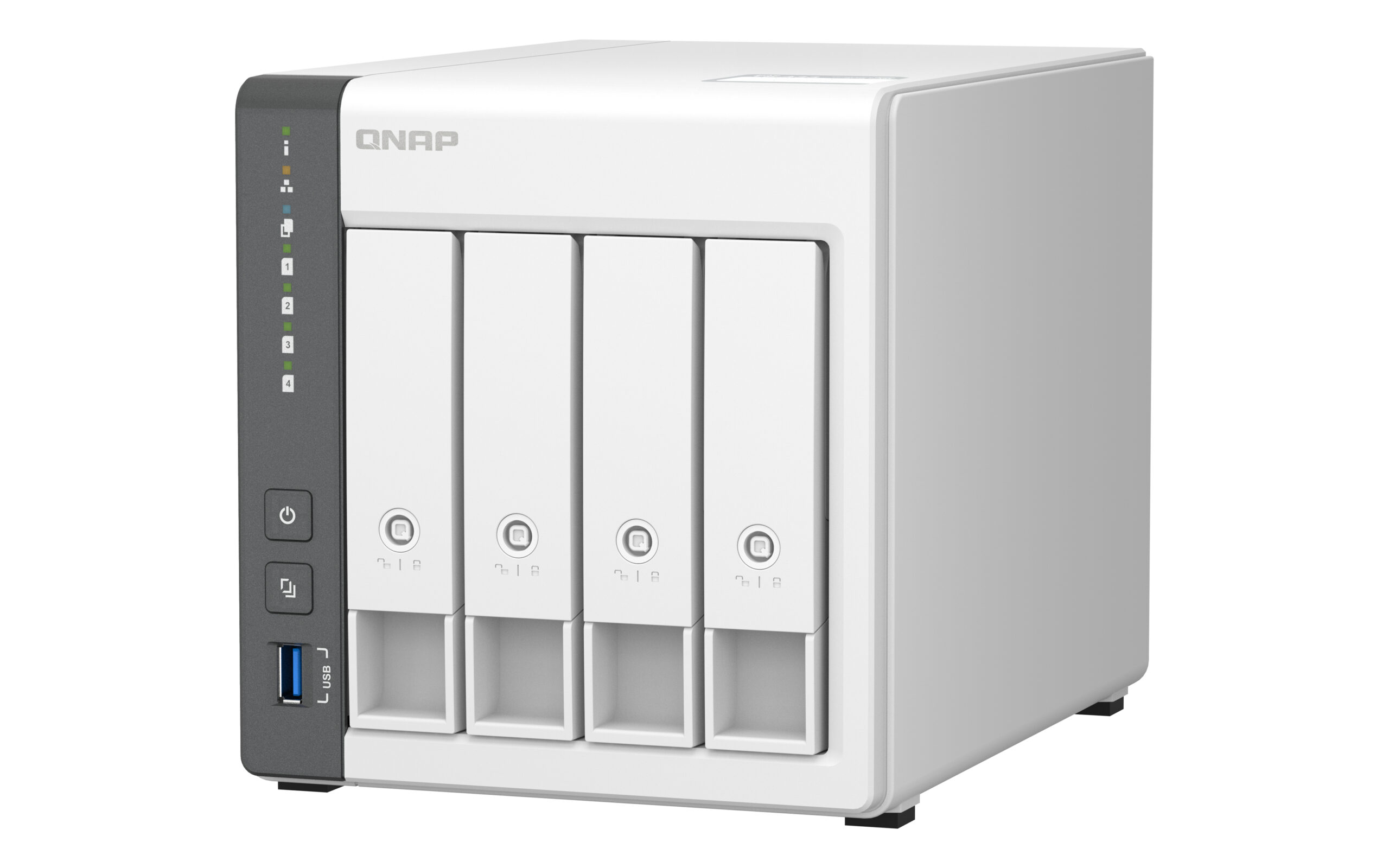 QNAP TS-433 NAS Tower ARM Cortex-A55 4 GB 0 TB QNAP QTS Wit - Afbeelding 6