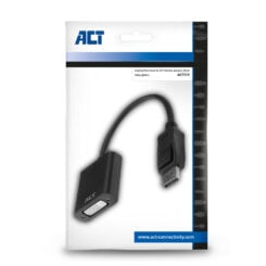 ACT 0,15 meter DisplayPort male naar DVI female adapter - Afbeelding 4