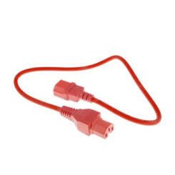 ACT Netsnoer C14 - C15 rood 0,6 m - Afbeelding 3