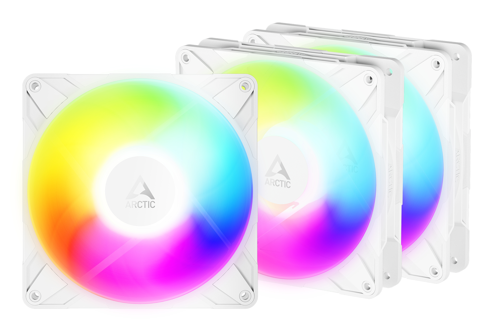 ARCTIC Freezer P14 Pro Reverse A-RGB (White) - 3 Pack Computer behuizing Ventilator 14 cm Wit 3 stuk(s)