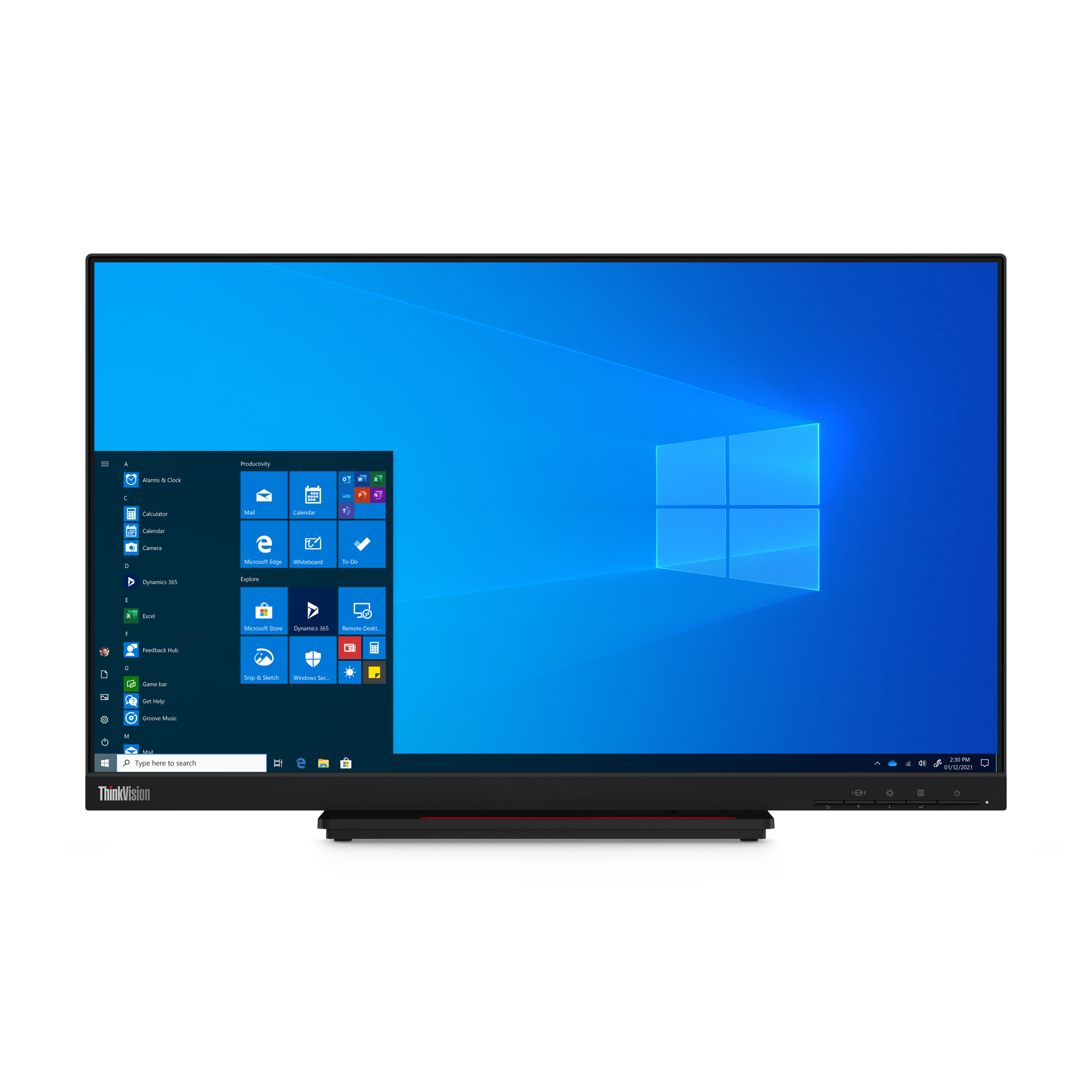 Lenovo ThinkVision T24t-20 Monitor - Afbeelding 10