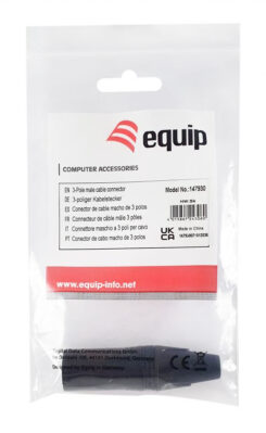 Equip 147930 kabel-connector 3-Pole XLR Zwart - Afbeelding 5