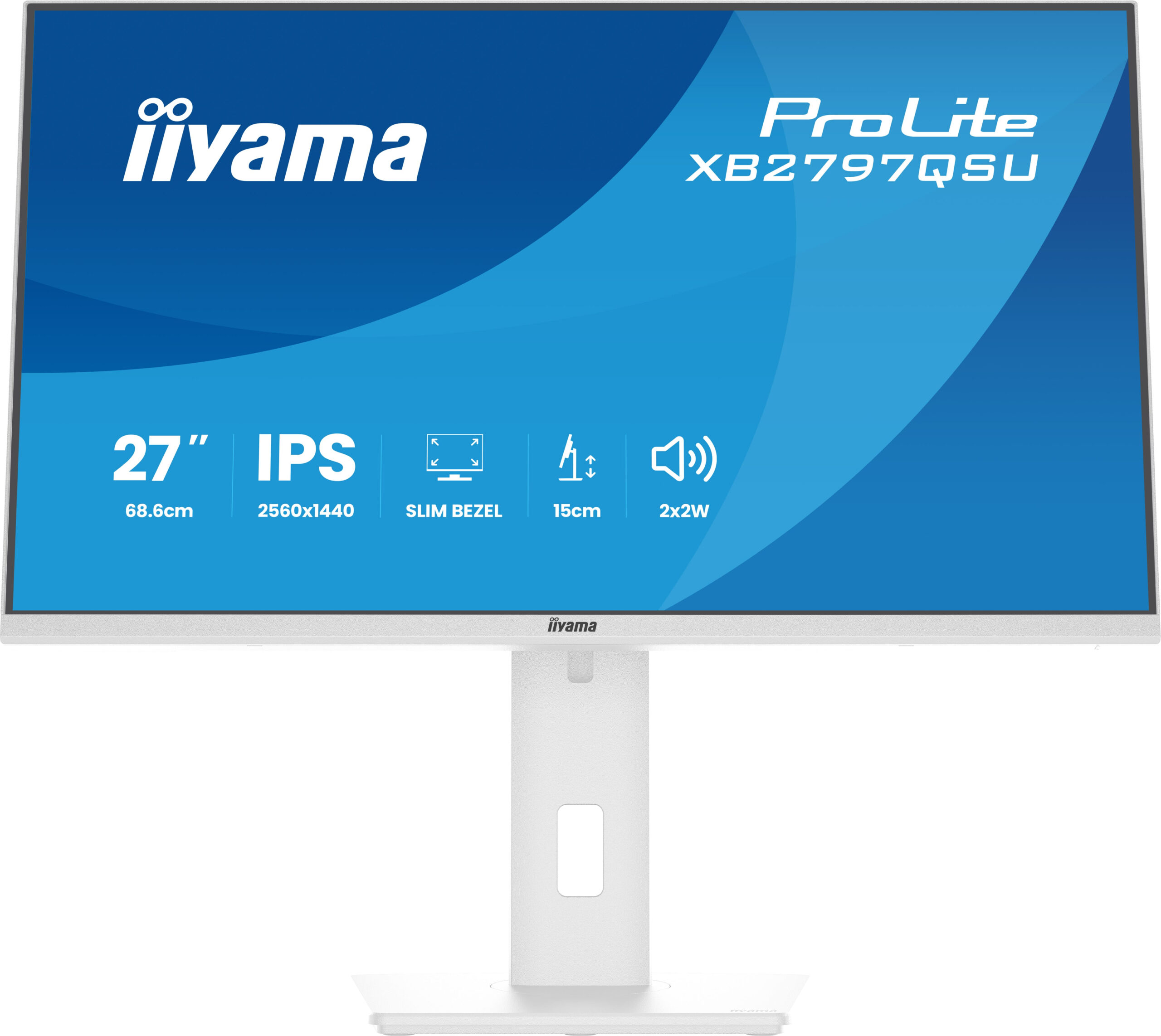 iiyama ProLite XB2797QSU-W1 computer monitor 68,6 cm (27") 2560 x 1440 Pixels Quad HD LED Wit - Afbeelding 6
