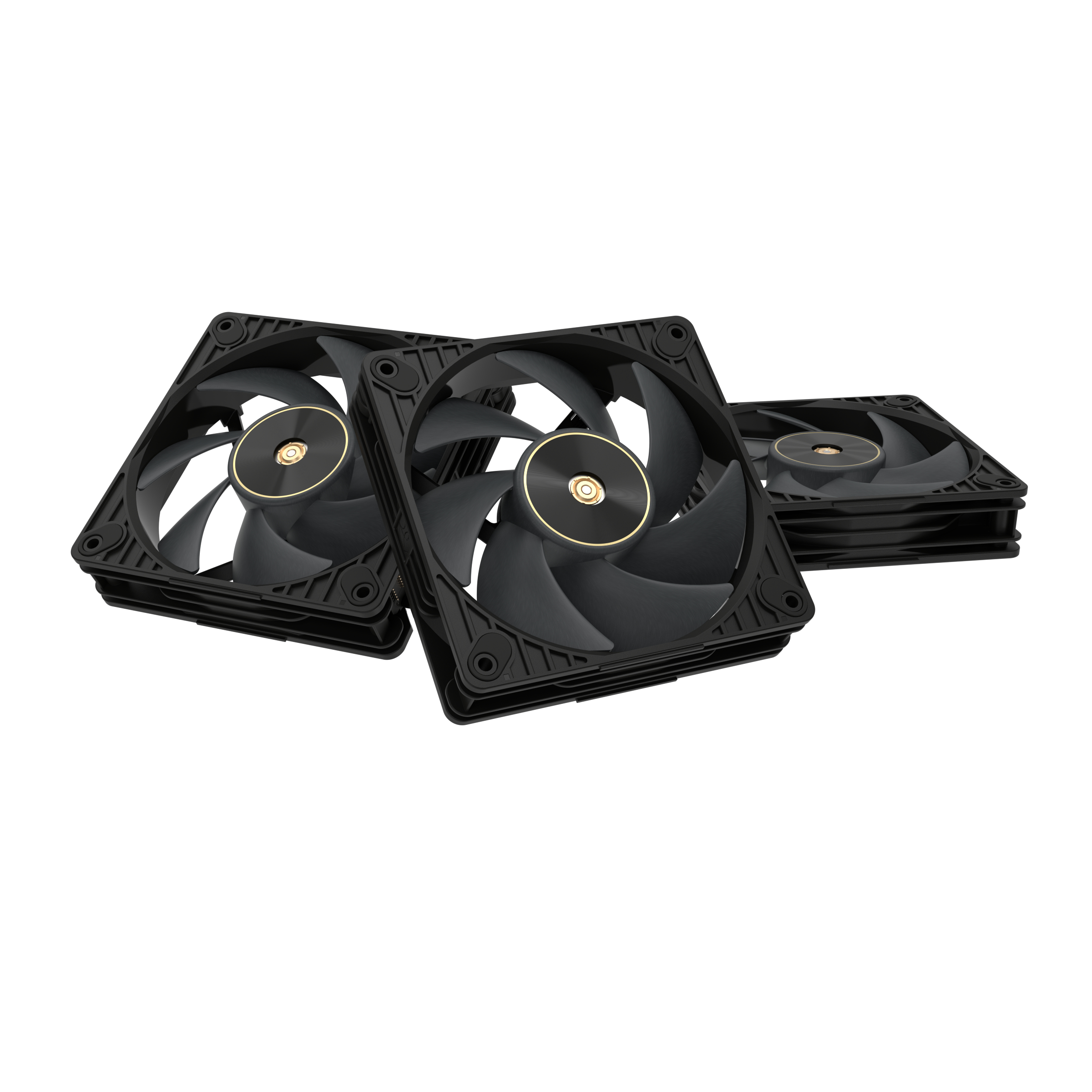 ASUS ProArt PF120 Fan PWM Black 3in1 Computer behuizing Ventilator 12 cm Zwart 3 stuk(s) - Afbeelding 2
