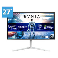 Philips Evnia 6000 27M2N6501L/00 computer monitor 67,3 cm (26.5") 2560 x 1440 Pixels Quad HD QD-OLED Wit