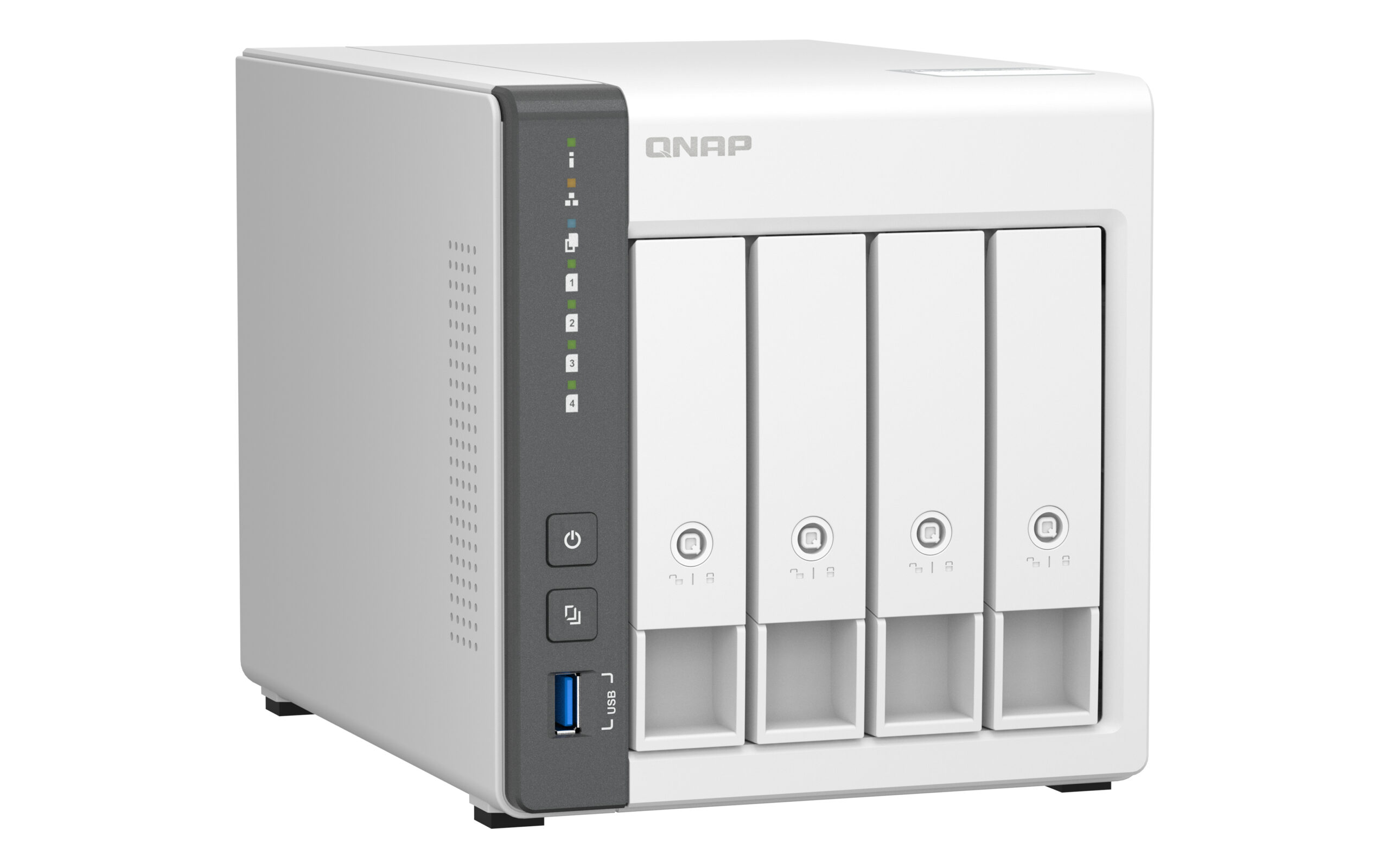 QNAP TS-433 NAS Tower ARM Cortex-A55 4 GB 0 TB QNAP QTS Wit - Afbeelding 4