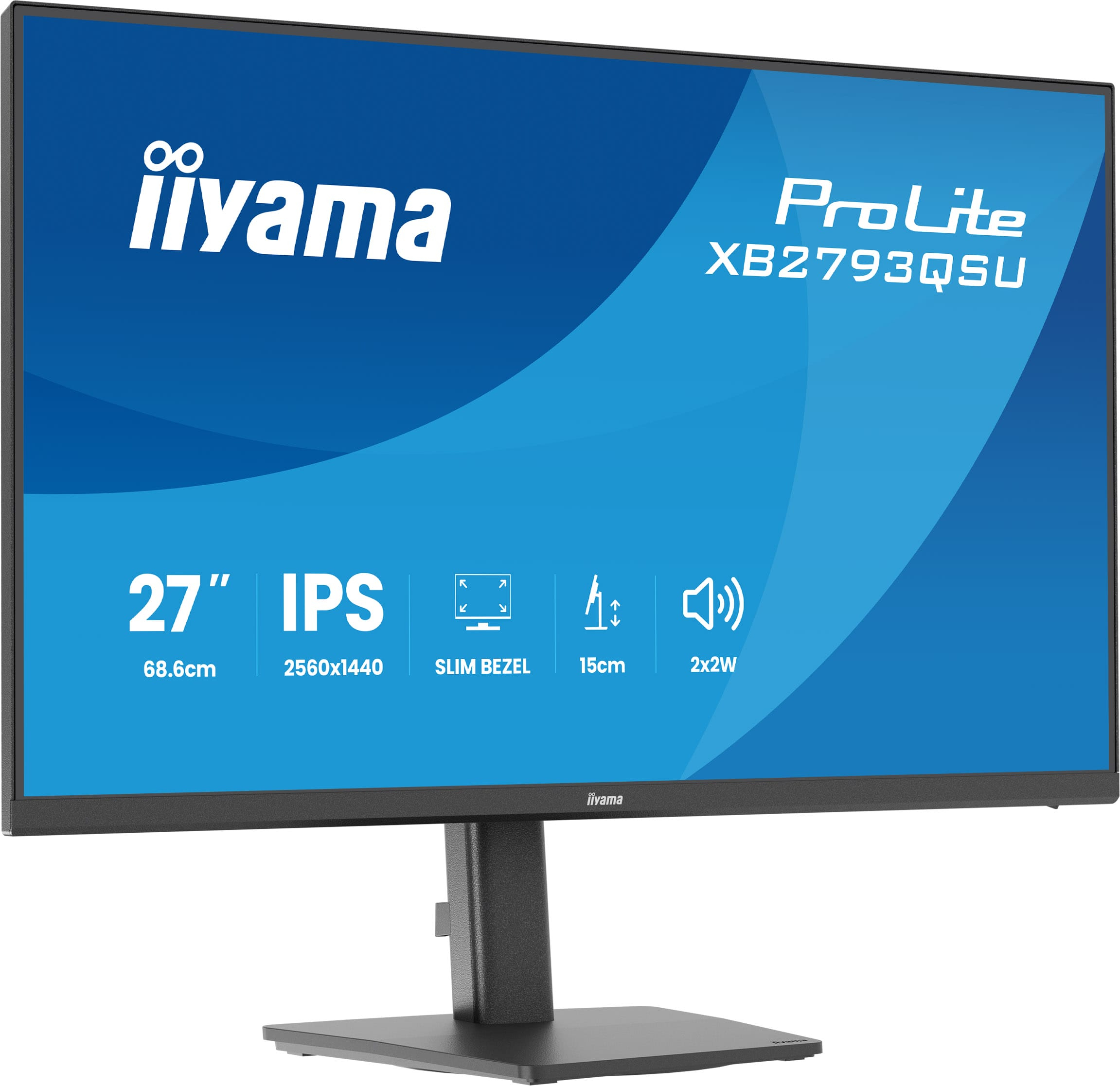 iiyama ProLite XB2793QSU-B1 computer monitor 68,6 cm (27") 2560 x 1440 Pixels Quad HD LED Zwart - Afbeelding 6