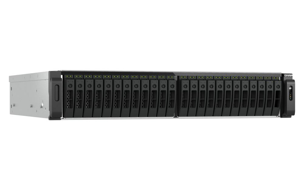 QNAP TS-H3077AFU-R7-64G data-opslag-server NAS Rack (2U) AMD Ryzen™ 5 64 GB DDR5 0 TB QuTS hero Zwart, Metallic - Afbeelding 4