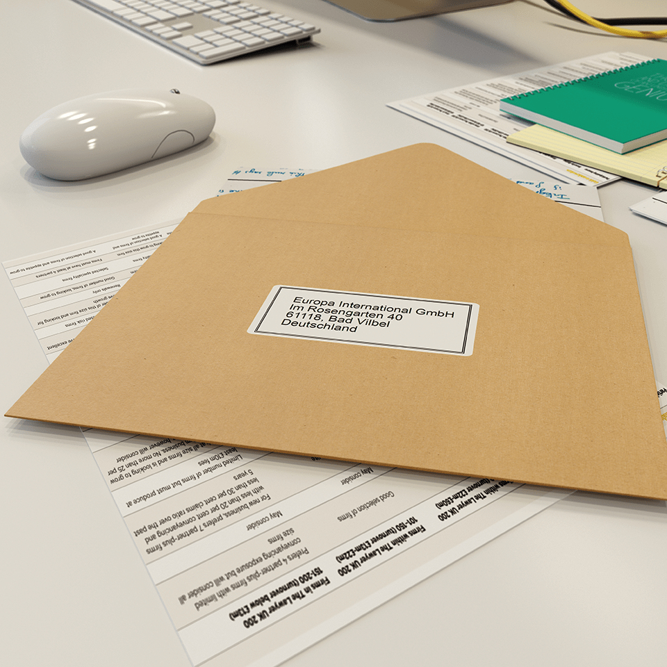 Brother QL-600B labelprinter Direct thermisch 300 x 600 DPI 71 mm/sec Bedraad DK - Afbeelding 3