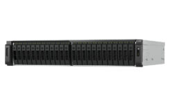 QNAP TS-H3077AFU-R7-64G data-opslag-server NAS Rack (2U) AMD Ryzen™ 5 64 GB DDR5 0 TB QuTS hero Zwart, Metallic