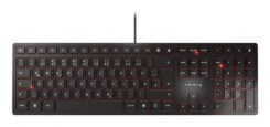 CHERRY KC 6000 Slim toetsenbord Universeel USB QWERTZ Duits Zwart