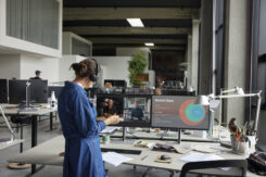 HP Poly Savi 8410 Office Monaural Microsoft Teams Certified DECT 1880-1900 MHz Headset