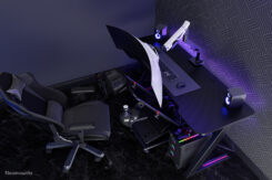 Neomounts DS70-256BL1 Gaming monitorarm 24-57" - gasveer - Topfix - 180°-stop - Afbeelding 19