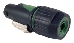 Equip 147932 kabel-connector 4-Pole speakON Zwart, Groen