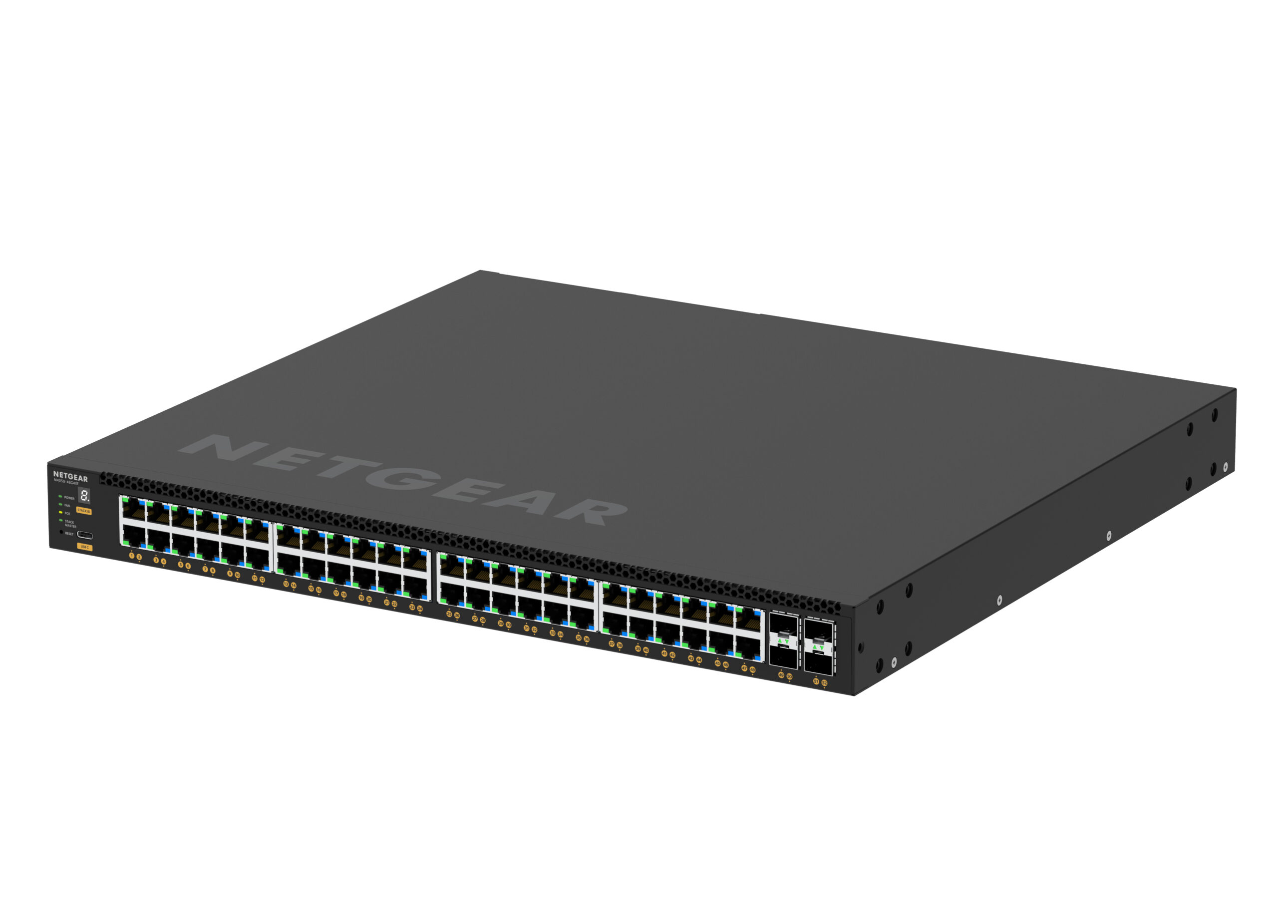 NETGEAR M4350-48G4XF Managed L3 Gigabit Ethernet (10/100/1000) Power over Ethernet (PoE) 1U Zwart - Afbeelding 6
