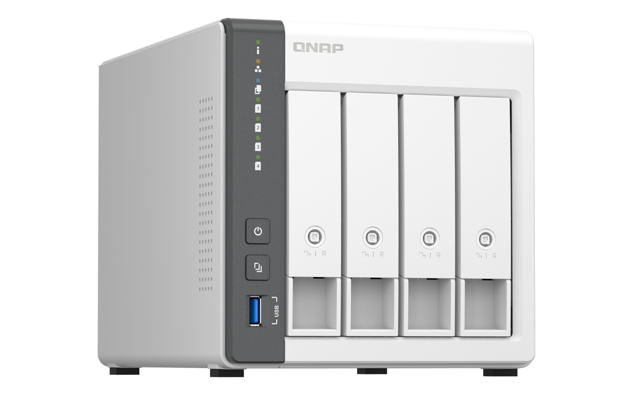 QNAP TS-433 NAS Tower ARM Cortex-A55 4 GB 0 TB QNAP QTS Wit - Afbeelding 5