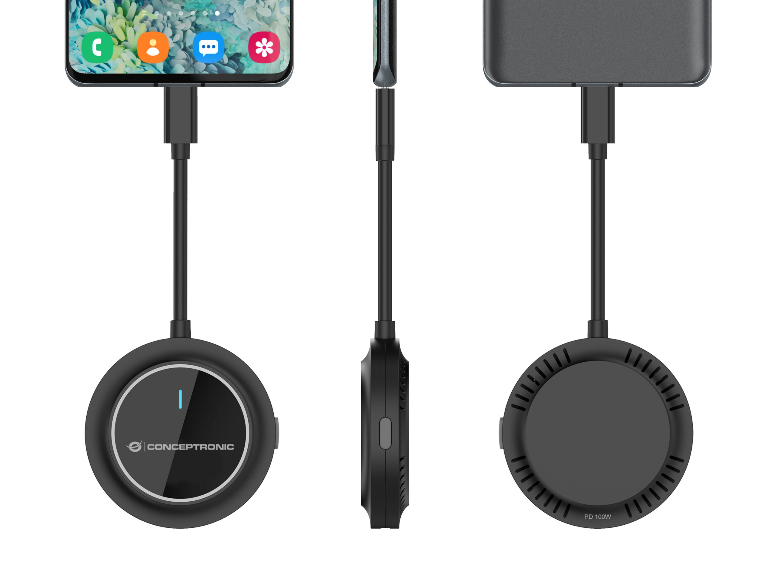 Conceptronic ATHERIC01B draadloze beeldschermadapter HDMI/USB Volledige HD Dongle - Afbeelding 4