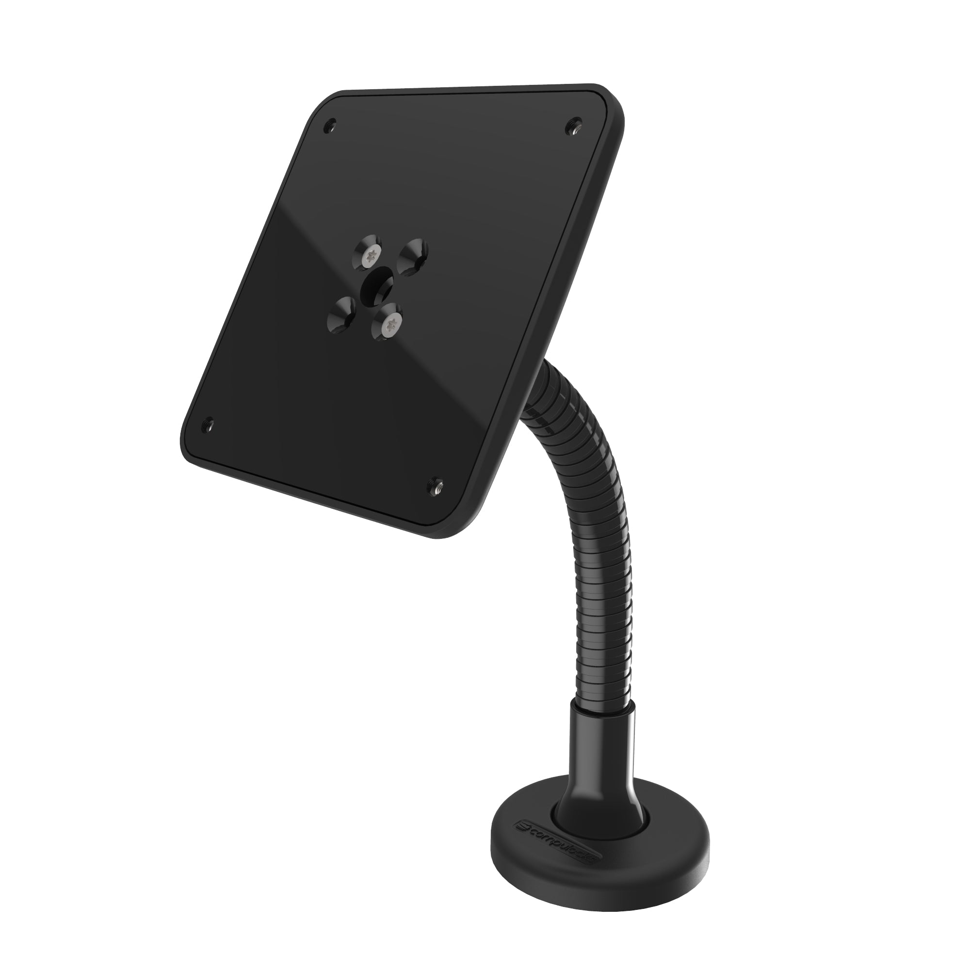 Tablet Kiosk Flexible Arm Mount Black