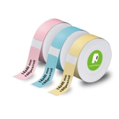 Olympia Endlos Etikettenrolle für P22 Mix   rosa, blau, gelb