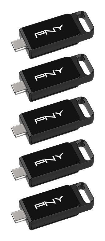 USB-Stick  64GB PNY Elite USB 3.2 TYPE-C 5-Pack retail