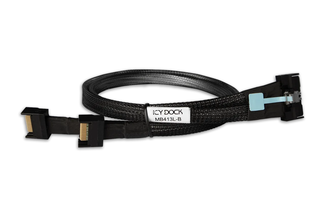 ICY Dock Kable MCIO 8i SFF-TA-1016 to 2x MCIO 4i SFF_TA-1016