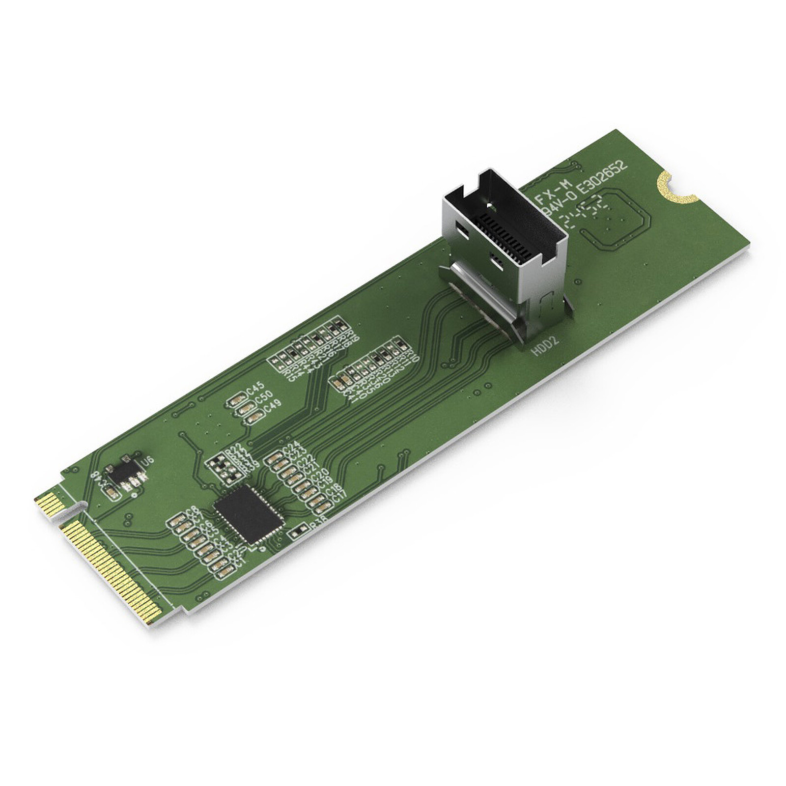 IcyDock Adapter M.2 NVMe PCIe 4.0 SSD to 1x SlimSAS Redriver
