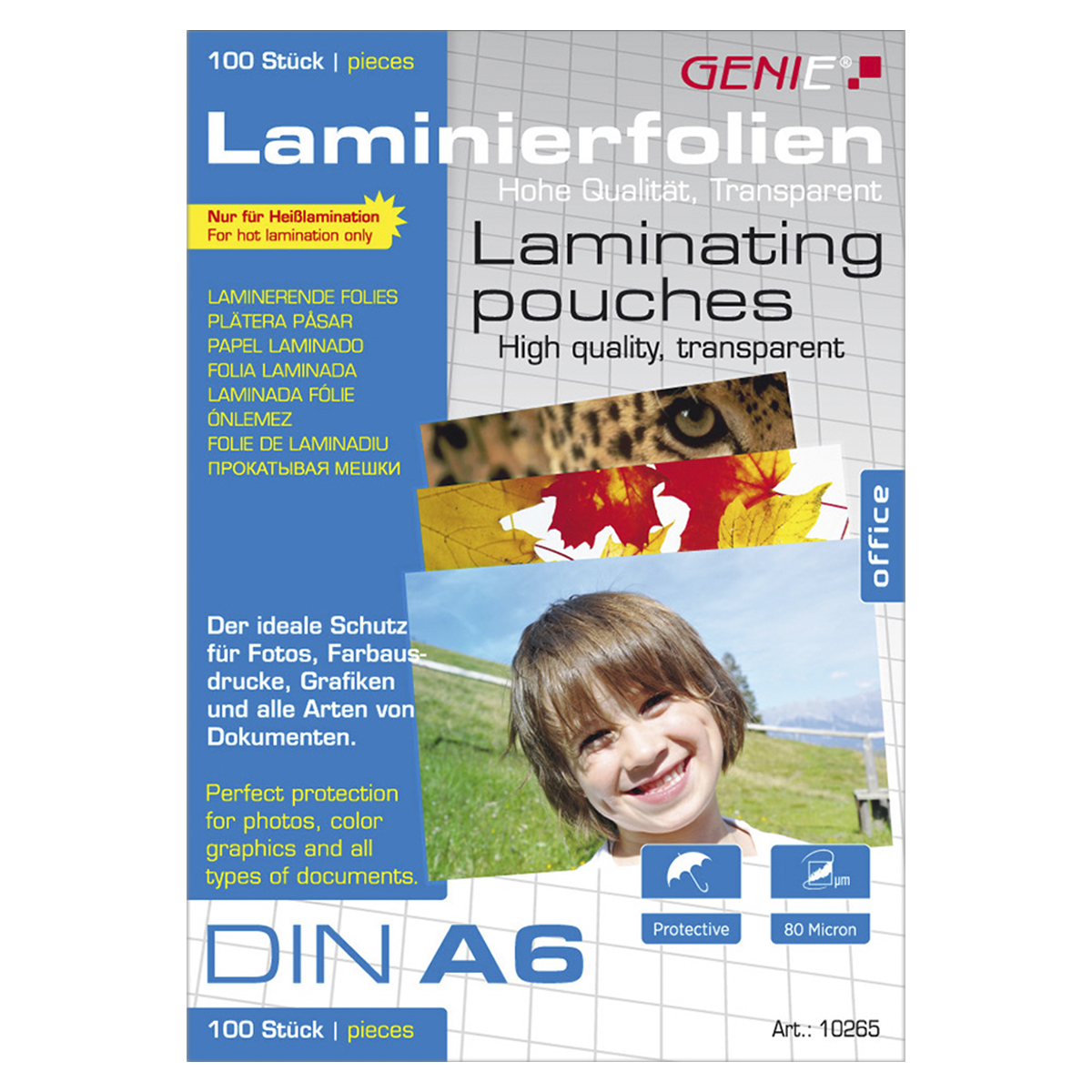 GENIE Laminiertaschen 100 A6 - Folien